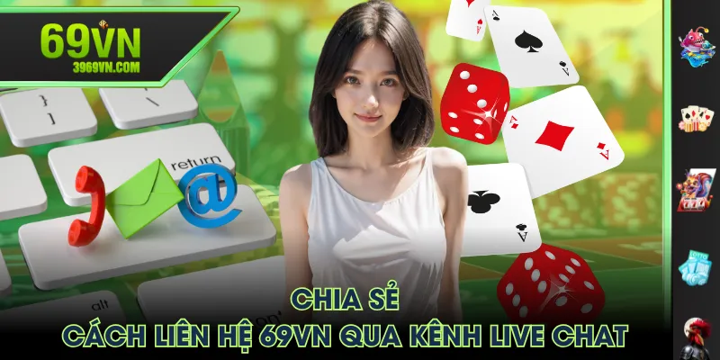 Chia sẻ cách liên hệ 69VN qua kênh Live Chat